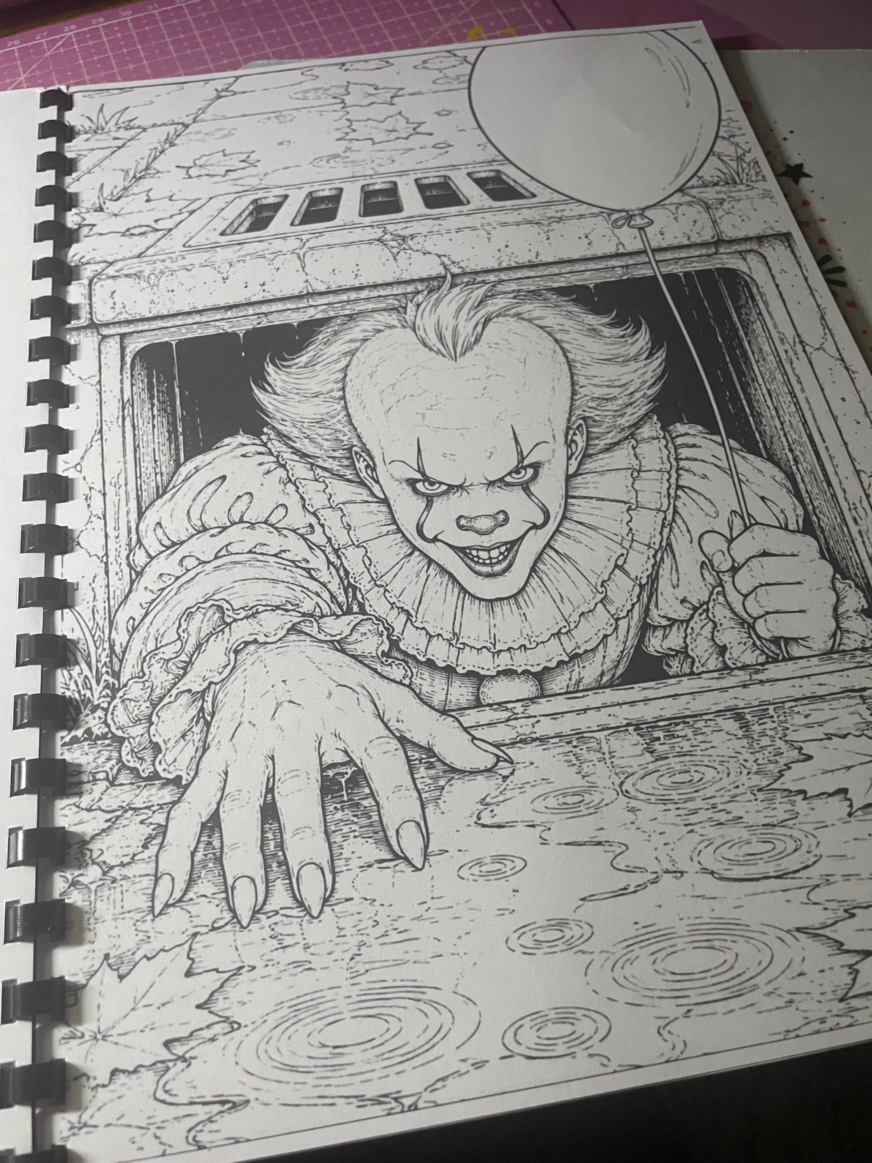 Halloween colouring book