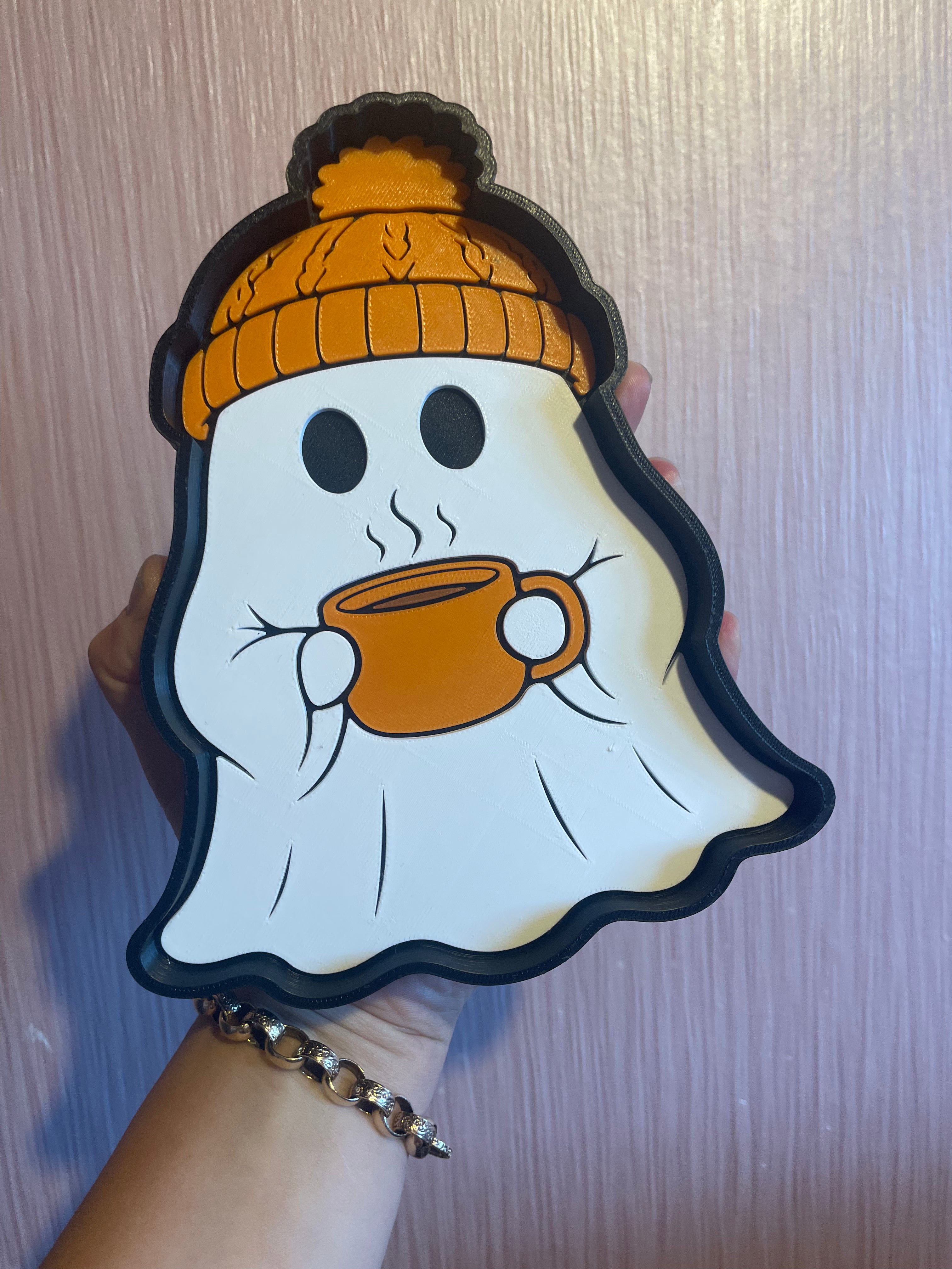 Cosy ghost trinket tray